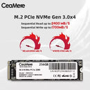 Ssd M.2 Ceamere 256gb Nvme 2280 Pci-e Gen 3.0 2400mb/s